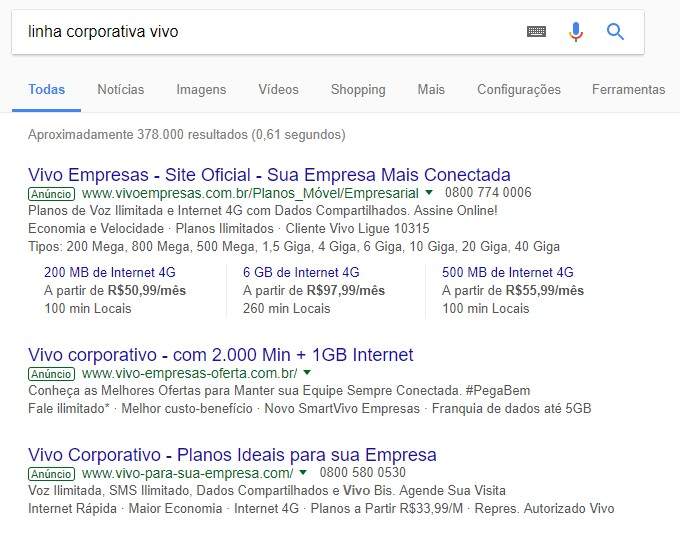 veja o exemplo do usa da extensão de chamadas